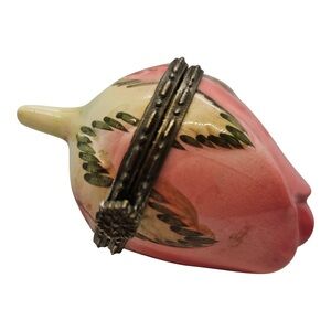 Vintage Limoges Rose Bud Trinket Box